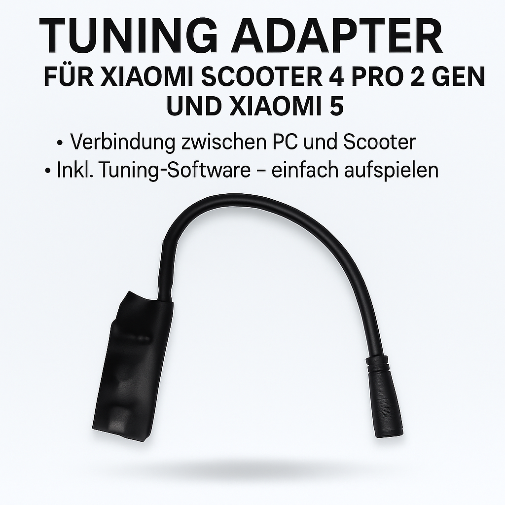 Xiaomi Electric Scooter 4Pro2Gen&Mi 5 – Flashing/Tuning Adapter