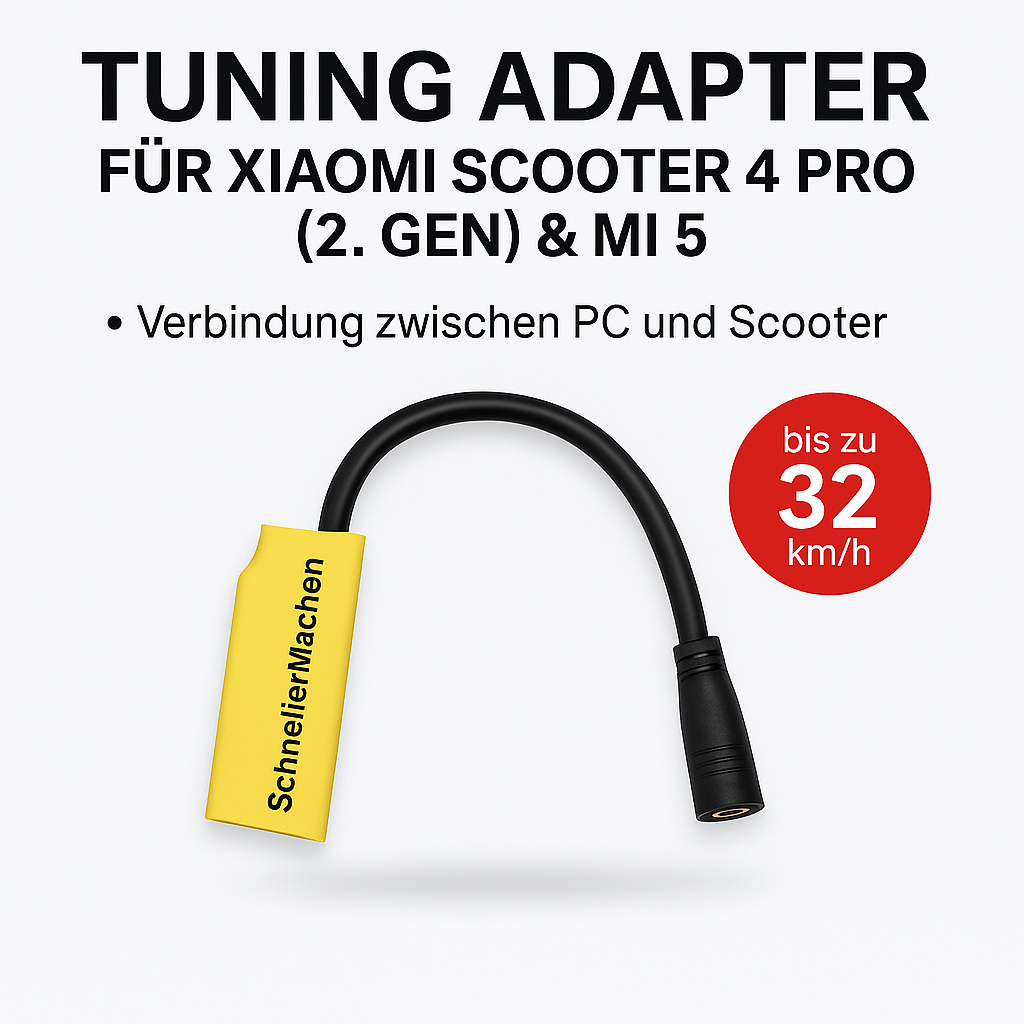 Xiaomi Electric Scooter 4Pro2Gen&Mi 5 – Flashing/Tuning Adapter